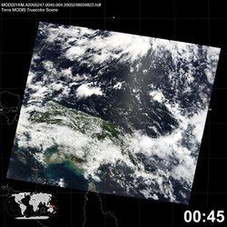 Level 1B Image at: 0045 UTC