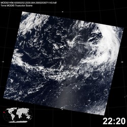 Level 1B Image at: 2220 UTC