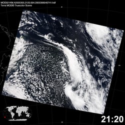 Level 1B Image at: 2120 UTC