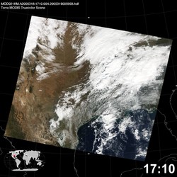 Level 1B Image at: 1710 UTC