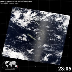 Level 1B Image at: 2305 UTC