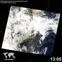 Level 1B Image at: 1305 UTC