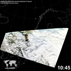 Level 1B Image at: 1045 UTC