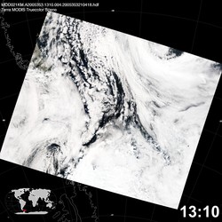 Level 1B Image at: 1310 UTC