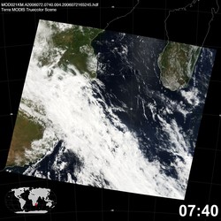 Level 1B Image at: 0740 UTC