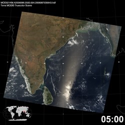 Level 1B Image at: 0500 UTC