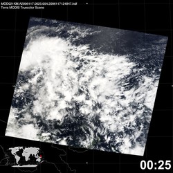 Level 1B Image at: 0025 UTC