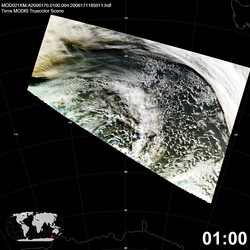 Level 1B Image at: 0100 UTC