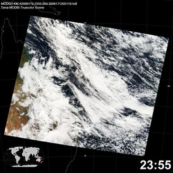 Level 1B Image at: 2355 UTC