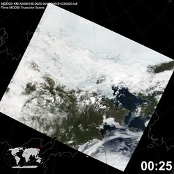 Level 1B Image at: 0025 UTC