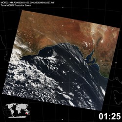 Level 1B Image at: 0125 UTC