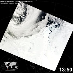 Level 1B Image at: 1350 UTC