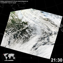 Level 1B Image at: 2130 UTC