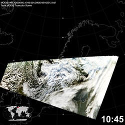 Level 1B Image at: 1045 UTC