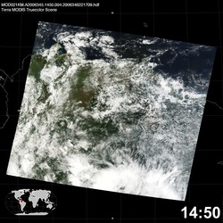 Level 1B Image at: 1450 UTC