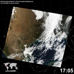 Level 1B Image at: 1705 UTC