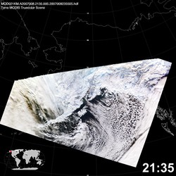 Level 1B Image at: 2135 UTC