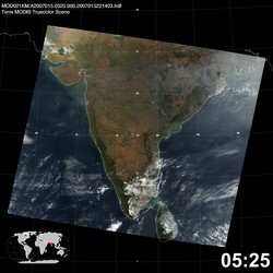 Level 1B Image at: 0525 UTC