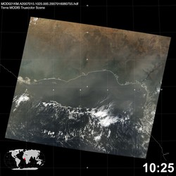 Level 1B Image at: 1025 UTC