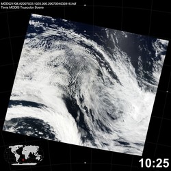 Level 1B Image at: 1025 UTC