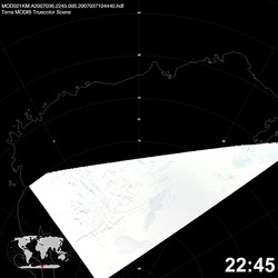 Level 1B Image at: 2245 UTC