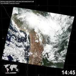 Level 1B Image at: 1445 UTC