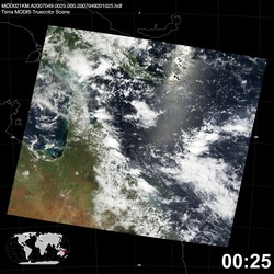 Level 1B Image at: 0025 UTC