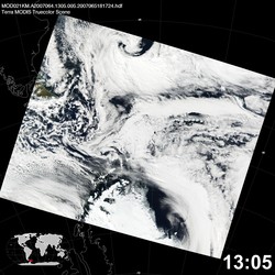 Level 1B Image at: 1305 UTC