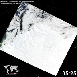 Level 1B Image at: 0525 UTC