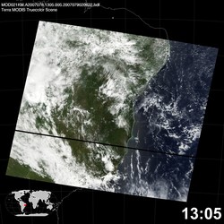 Level 1B Image at: 1305 UTC