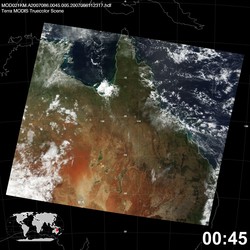 Level 1B Image at: 0045 UTC