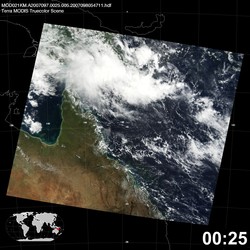 Level 1B Image at: 0025 UTC