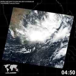 Level 1B Image at: 0450 UTC