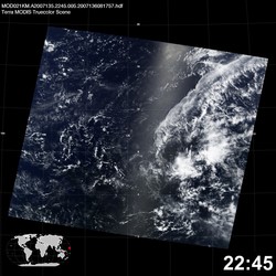 Level 1B Image at: 2245 UTC