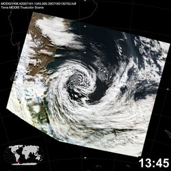 Level 1B Image at: 1345 UTC