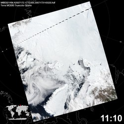 Level 1B Image at: 1110 UTC