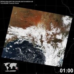 Level 1B Image at: 0100 UTC