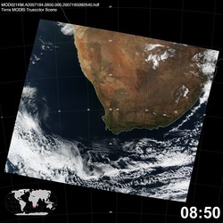 Level 1B Image at: 0850 UTC