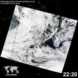 Level 1B Image at: 2220 UTC