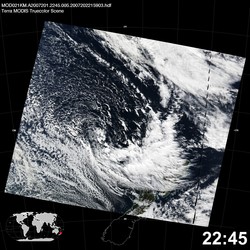 Level 1B Image at: 2245 UTC