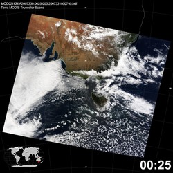 Level 1B Image at: 0025 UTC