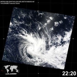 Level 1B Image at: 2220 UTC