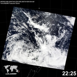 Level 1B Image at: 2225 UTC