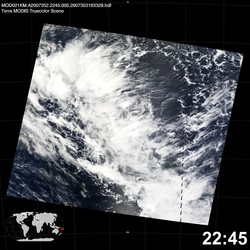 Level 1B Image at: 2245 UTC