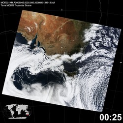 Level 1B Image at: 0025 UTC