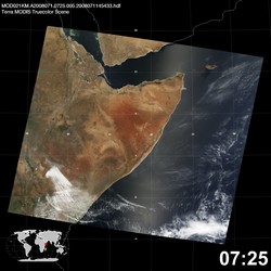 Level 1B Image at: 0725 UTC