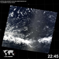 Level 1B Image at: 2245 UTC