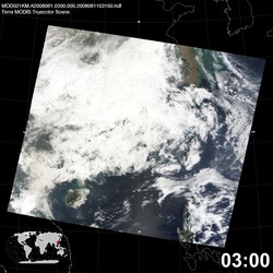 Level 1B Image at: 0300 UTC