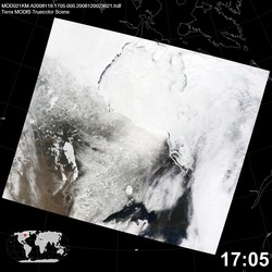 Level 1B Image at: 1705 UTC