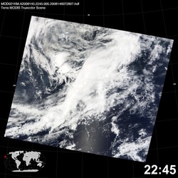 Level 1B Image at: 2245 UTC